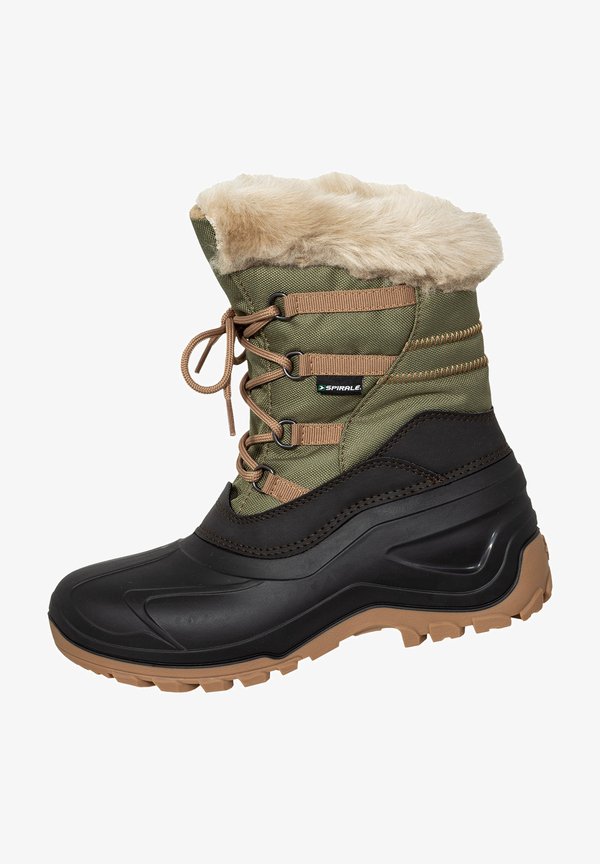 EVELIN GEFÜTTERT – Snowboot/Winterstiefel – grün