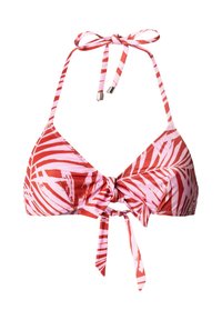 LEAF BR KNOT - Haut de bikini - red