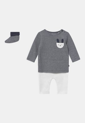 SET UNISEX - Legging - dark blue/off-white