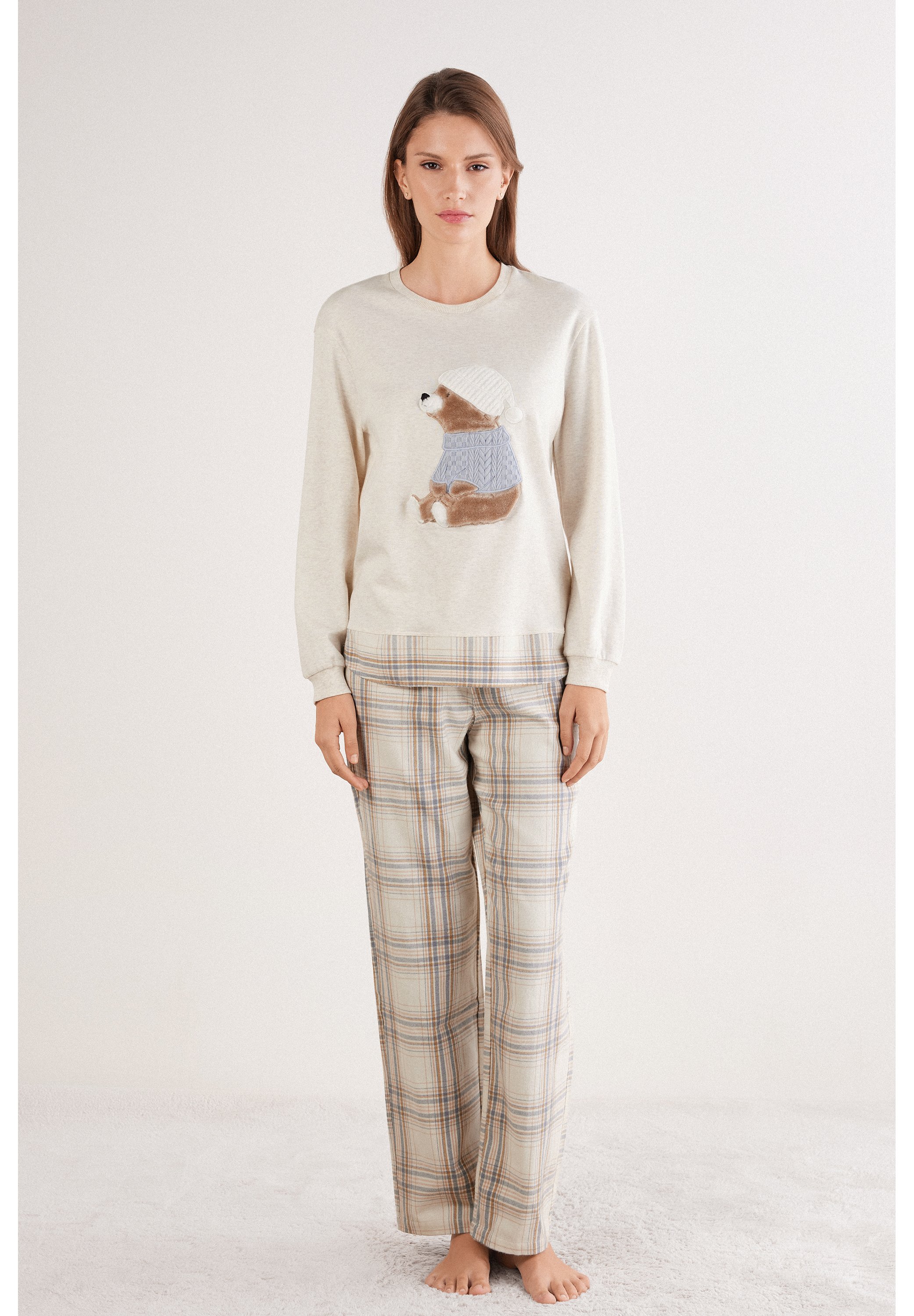Intimissimi WINTER BEAR - Pyjama set - white - Zalando
