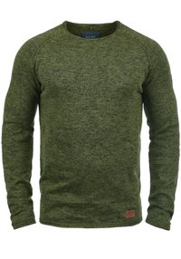 BHDan - Stickad tröja - burnt olive