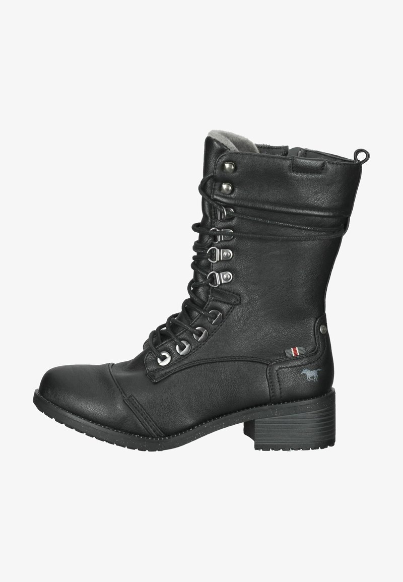 Mustang Bottes à lacets - schwarz