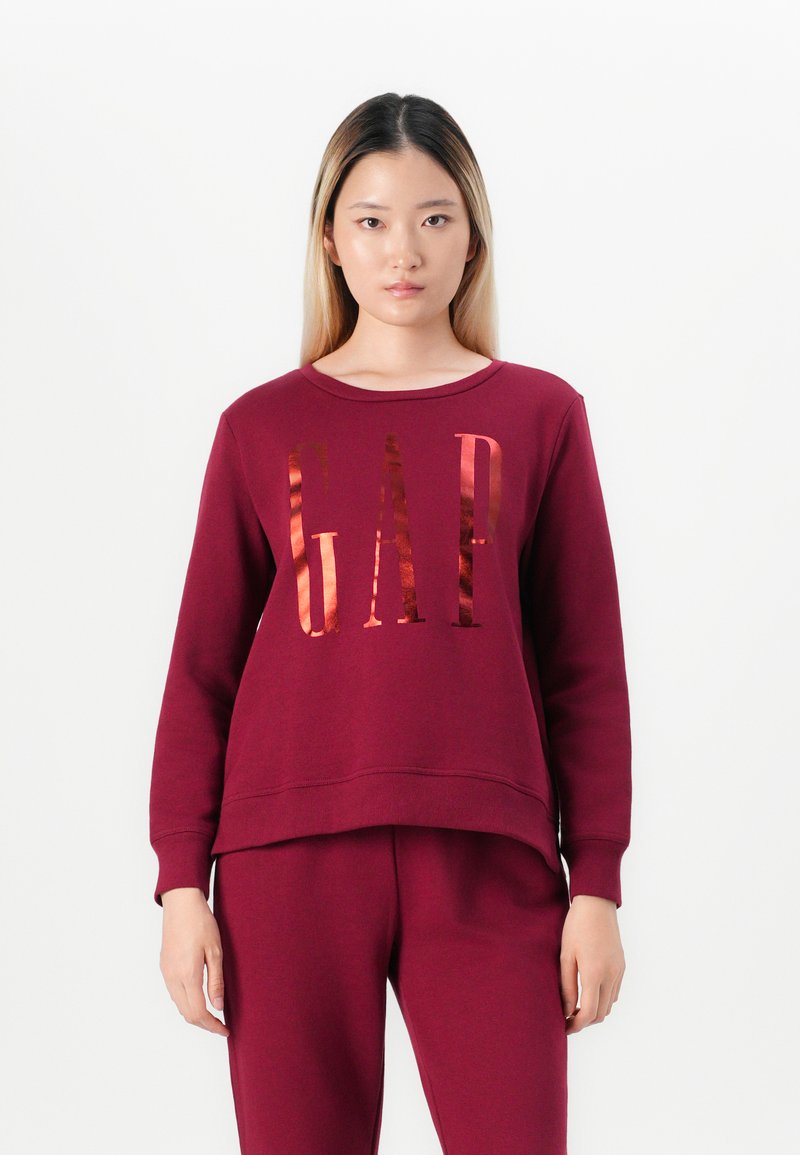 GAP LOGO DOORBUSTER CREW - Mikina - red delicious