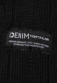 TOM TAILOR DENIM Stickad tröja - black