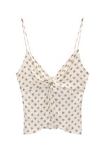 Débardeur Court (cropped) Blanc Pull&Bear - Taille S - Occasion Très Bon état