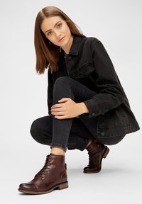 Bianco Bottines à lacets - dark brown