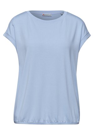 Street One, T-SHIRT MIT BOATNECK UND DEKO-TAPE - T-Shirt basic - cashmere blue