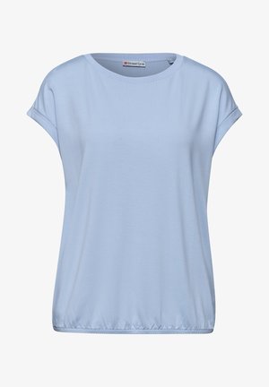 Street One, T-SHIRT MIT BOATNECK UND DEKO-TAPE - T-Shirt basic - cashmere blue