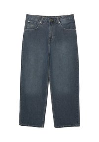 RELAXED FIT BAGGY - Jeans relaxed fit - mottled dark blue