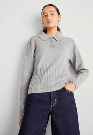 SWEATER - Jumper - middle grey melange