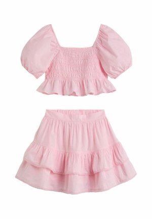 SET REGULAR FIT - sukňa v tvare A - pink