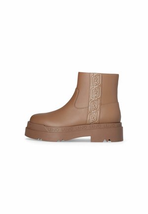 Bottines à plateau - brown