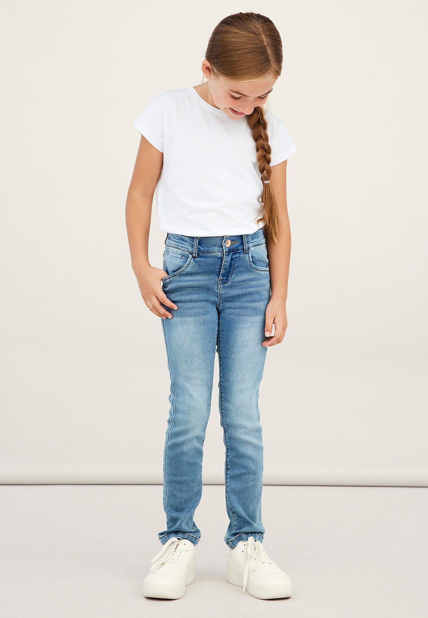 NAME IT KIDS flared jeans NKFSALLI light blue denim