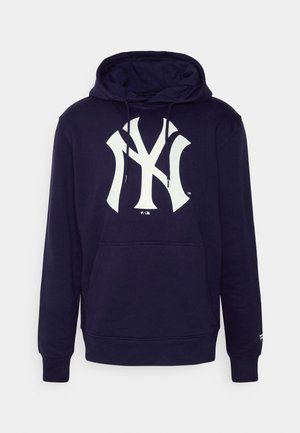 Fanatics MLB NEW YORK YANKEES ESSENTIALS CREST GRAPHIC HOODIE - Felpa con cappuccio - navy