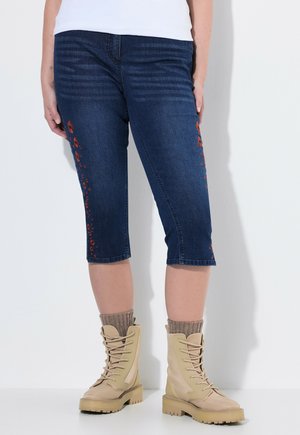 Ulla Popken Jeansshort - blue denim