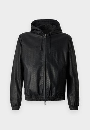 Emporio Armani Læderjakker - black