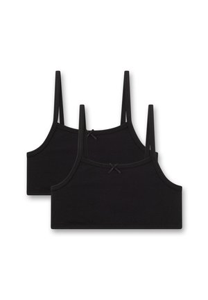 Sanetta, MÄDCHEN-BUSTIER (DOPPELPACK) SCHWARZ - Bustier - schwarz