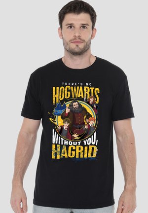 Harry Potter, HARRY POTTER NO HOGWARTS WITHOUT HAGRID - Print T-shirt - black