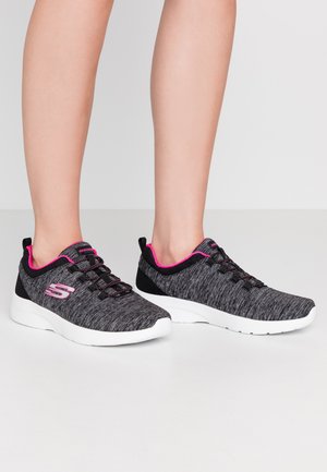 Skechers DYNAMIGHT 2.0 - Slipper - black/hot pink