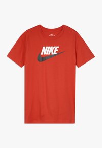 Nike Sportswear - TEE FUTURA ICON UNISEX - Print T-shirt - university red/black Thumbnail Image 1