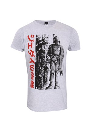 Henry Tiger STAR WARS BOUNTY HUNTER - T-shirts print - heather grey