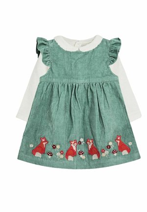 REGULAR FIT - APPLIQUÉ SET - Nappali ruha - green fox