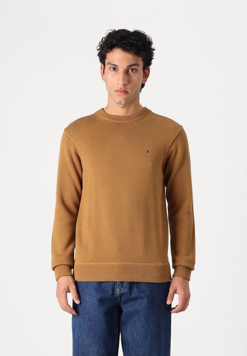 Tommy Hilfiger CHUNKY C NECK - Jumper - country brown