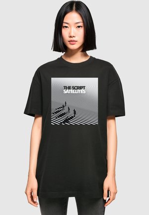 THE SCRIPT - SATELLITES ALBUM COVER BOYFRIEND  - T-shirt imprimé - black