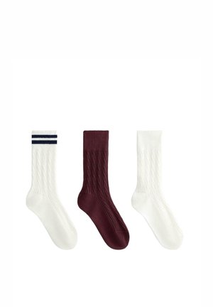 3 PAIRS OF CLASSIC - Strømper - brown