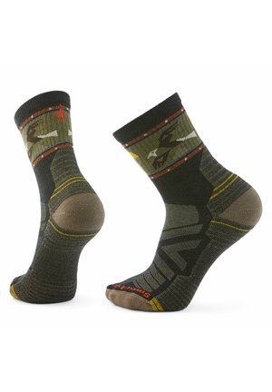 HIKE LIGHT CUSHION SOARING MID CREW - Sportsstrømper - charcoal