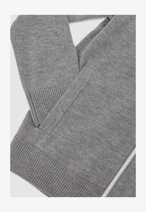 Reiss, CLIFFORD ZIP-THROUGH BOMBER - Cardigan - grey white