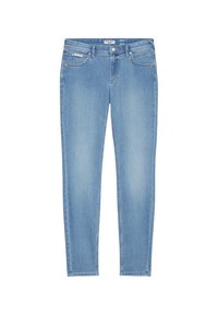 MID WAIST - Slim fit jeans - light blue multi