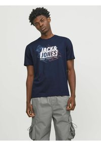 Jack & Jones - T-shirt con stampa - navy blazer Immagine in miniatura 1