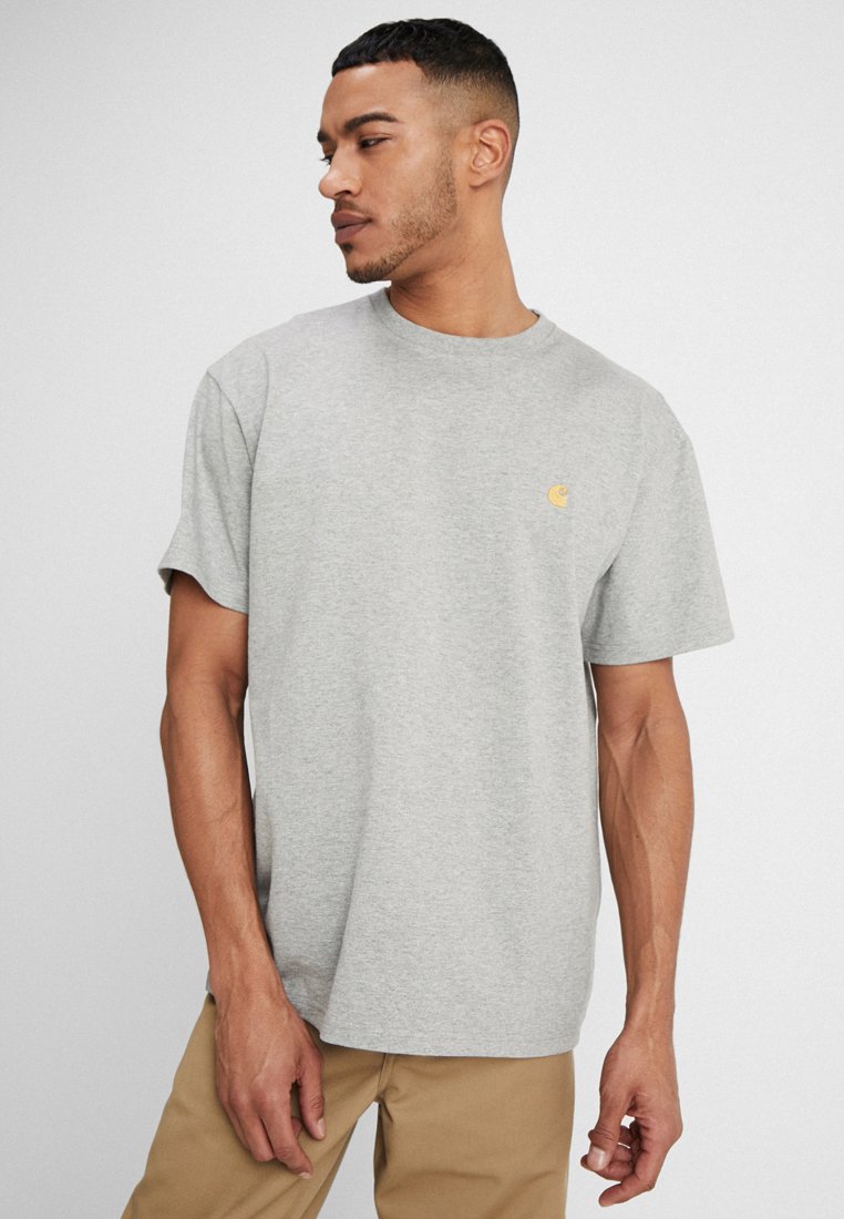 Carhartt WIP CHASE - Tricou basic - grey heather