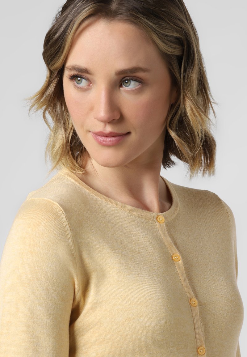 Damen Strickjacken | Marie Lund Strickjacke yellow/beige - YX14536 Damen Strickjacken | Marie Lund Strickjacke yellow/beige - YX14536