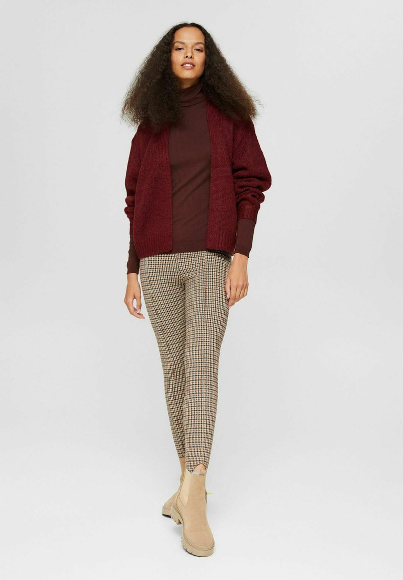 Damen Strickjacken | edc by Esprit Strickjacke garnet red/beere - EB64215 Damen Strickjacken | edc by Esprit Strickjacke garnet red/beere - EB64215