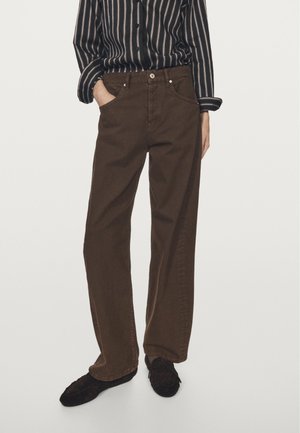 Massimo Dutti SPLIT LOAFERS - Bootsschuh - dark brown