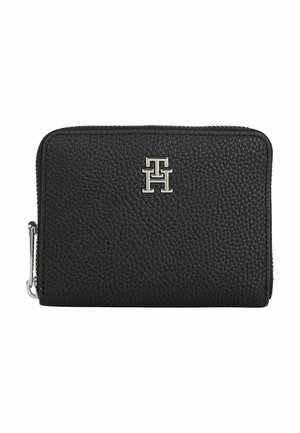 Tommy Hilfiger MEDIUM PEBBLE GRAIN MONOGRAM  - Wallet - black