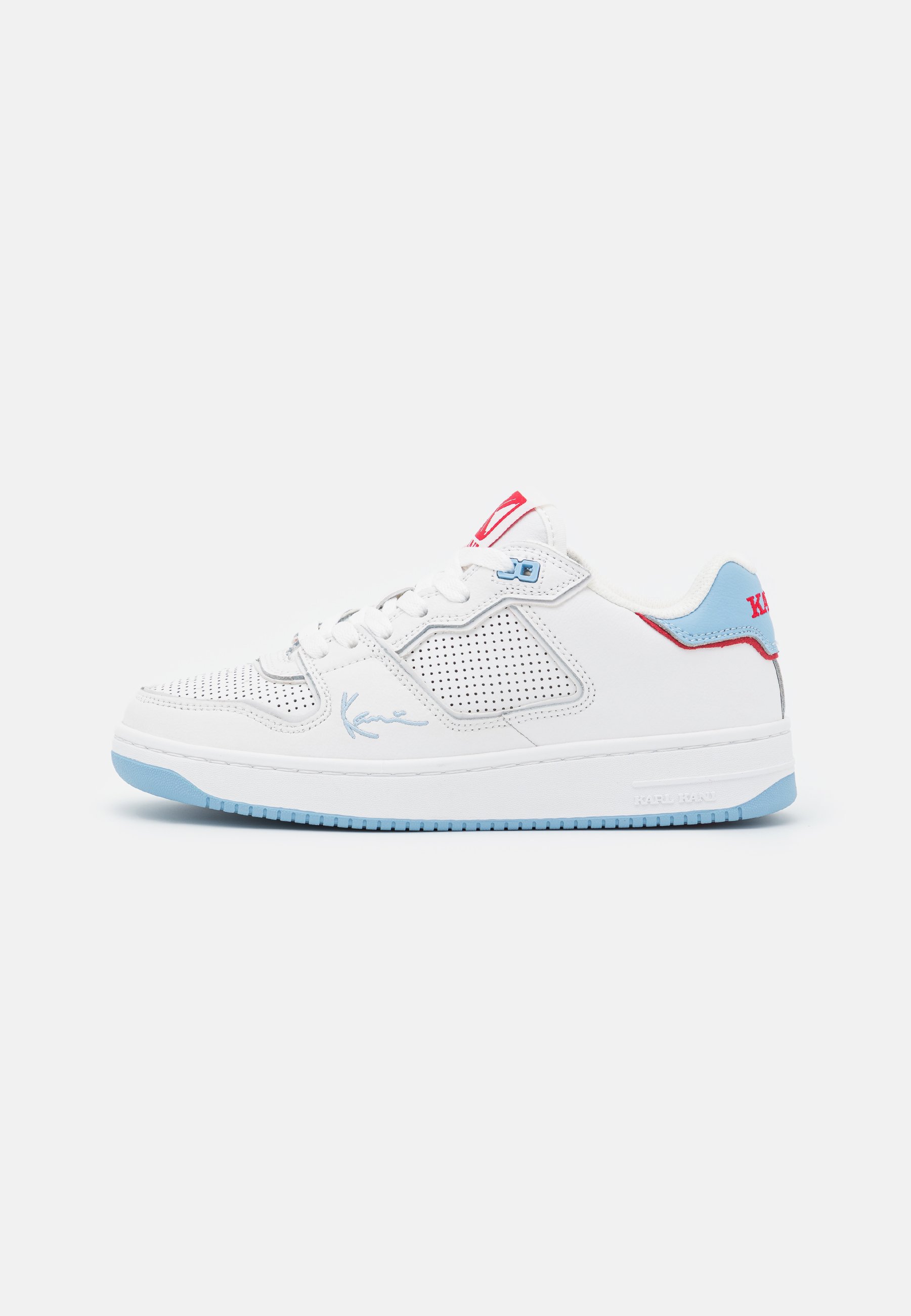 Karl Kani 89 CLASSIC - Sneakers laag - white/powder blue/true red/wit -  Zalando.nl