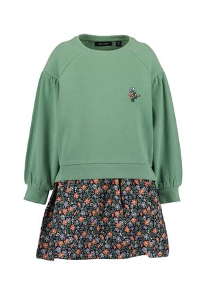 Blue Seven FLOWERS - Day dress - grün
