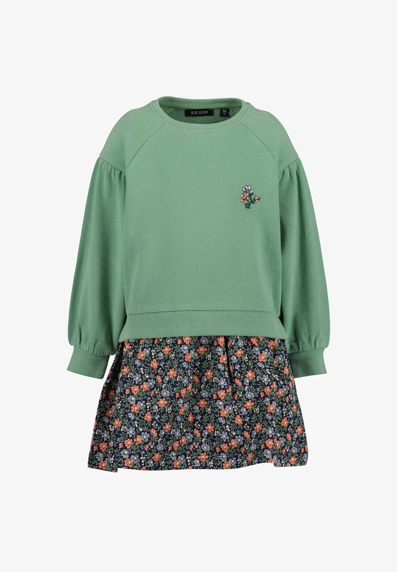 Blue Seven FLOWERS - Robe de jour - grün