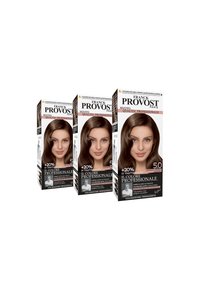 Franck Provost - FRANCK PROVOST TINTA CAPELLI COLORE PROFESSIONALE A DOMICILIO VALORIZZA RIFLESSI E BRILLANTEZZA PENNELLO DI PRECISIONE INCLUSO - 3 PACK - Tinte capelli - castano chiaro radioso Immagine in miniatura 1