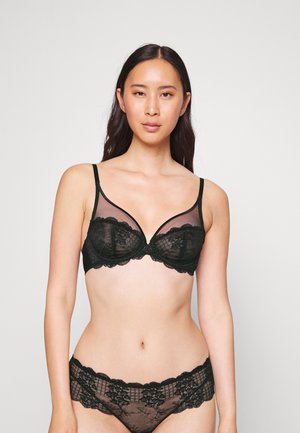 REVE VOLLSCHALE MIT TIEFEM DEKOLLETÉ - Triangle bra - schwarz