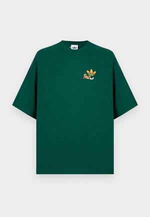 NEW CHILI UNISEX - Nyomott mintás póló - collegiate green