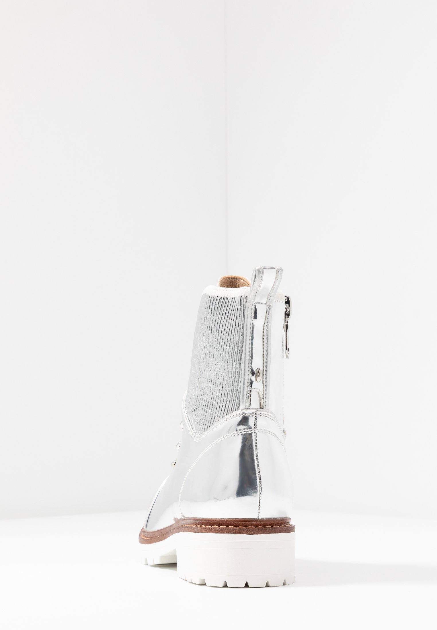river island silver boots