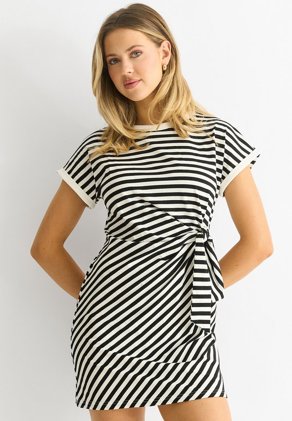 Jerseykleid - schwarz