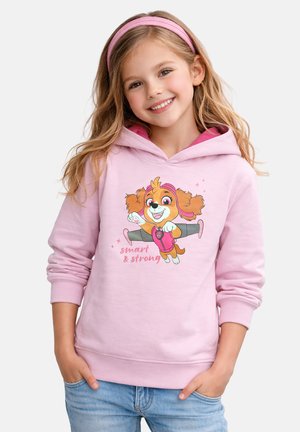 Paw Patrol, PAW PATROL KAPUZENPULLOVER HOODIE SKYE SMART   STRONG SWEATSHIRT PULLOVER - Hoodie - rosa