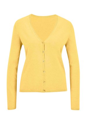 MADELEINE, Strickjacke - golden yellow   melange