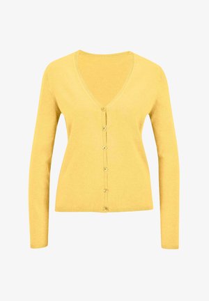 MADELEINE, Vest - golden yellow melange