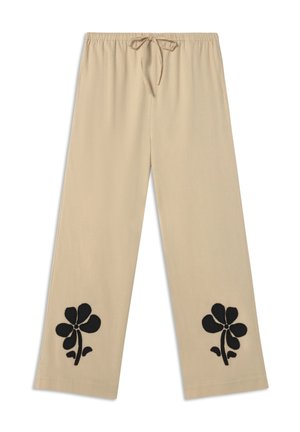 Thinking Mu BRIGITTE - Pantalon classique - cream